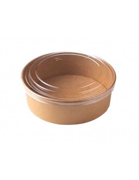 Ensaladera kraft con tapa 1100ml | Effimer