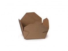 Recipiente de cartón kraft 66oz | Effimer