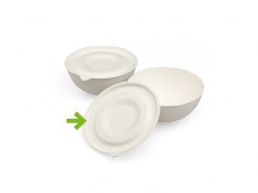 Tapa para bol de caña de azúcar 300ml | Catering | Effimer