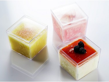 Cubo transparente grande | Catering | Effimer