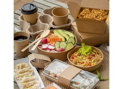 Ensaladera kraft con tapa grande | Sushi & Asian | Effimer 2