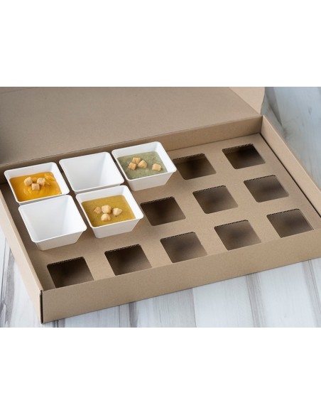 Caja con separadores para delivery | Effimer
