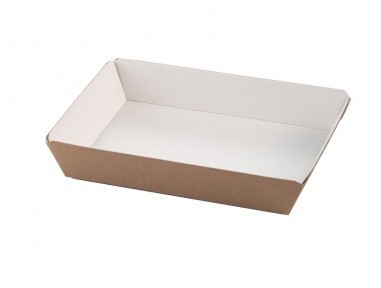 Bandeja carton kraft 22cm | Catering | Effimer