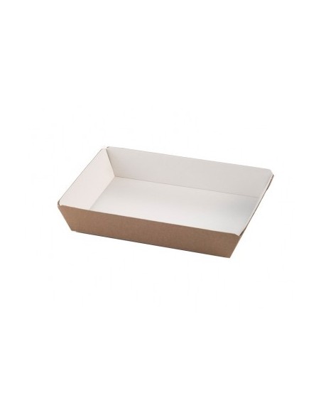 Bandeja carton kraft 22cm | Catering | Effimer