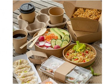 Ensaladera kraft extragrande | Catering | Effimer