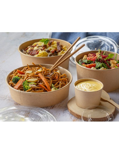 Ensaladera kraft 1300ml familiar | Effimer