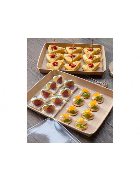 Bandeja kraft 290x220x30mm | Effimer