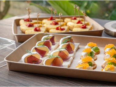 Bandeja kraft 290x220x30mm | Effimer