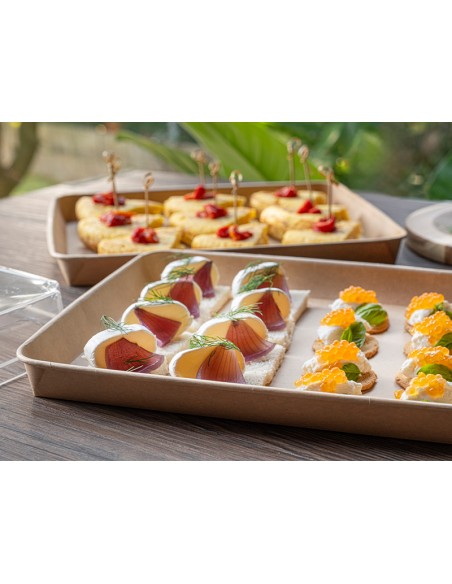 Bandeja kraft 290x220x30mm | Effimer