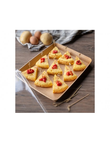 Tapa PET para bandeja kraft 290x220mm | Effimer