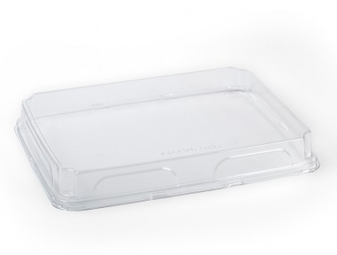 Tapa PET para bandeja kraft 290x220mm | Effimer