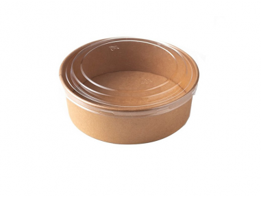 Ensaladera kraft grande transparente | Catering | Effimer