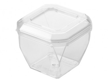Vasito de postre cubilete 50ml con tapa | Effimer
