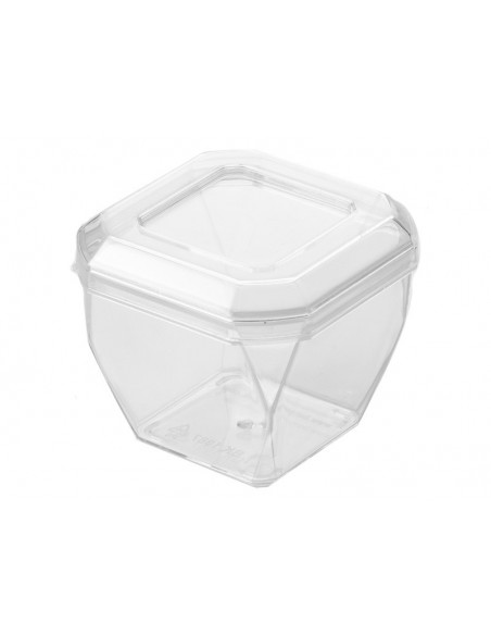 Vasito de postre cubilete 50ml con tapa | Effimer
