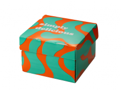 Caja automontable para cheesecake 12cm | Effimer