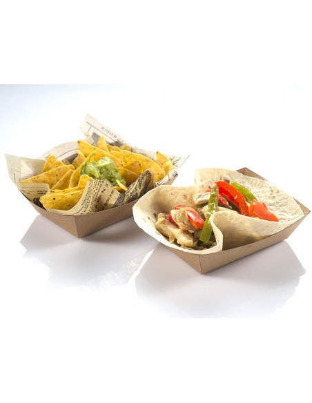 Food Truck Bio Tray carton | Burger | Effimer