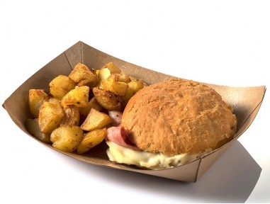 Food Truck Bio Tray carton grande | Burger | Effimer