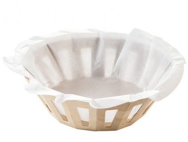 Cesta de madera para pan redonda | Effimer