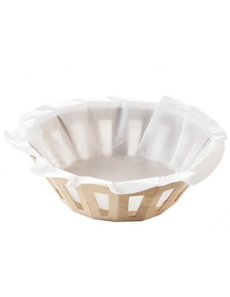 Cesta de madera para pan redonda | Effimer