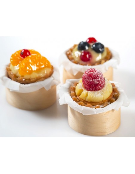 Mini aro de madera 7cm postres | Effimer