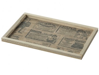 Bandeja menu madera 26cm | Delivery | Effimer