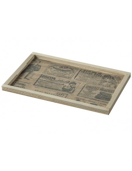 Bandeja menu madera 26cm | Delivery | Effimer