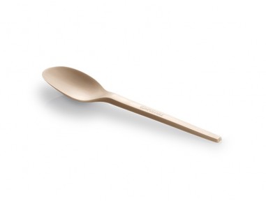Cuchara beige compostable | Catering | Effimer