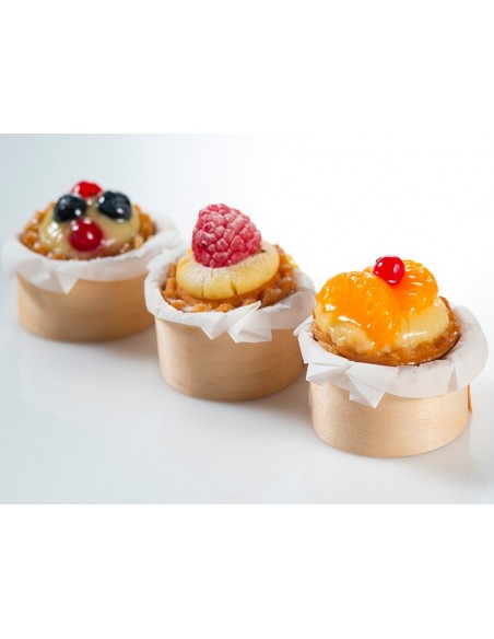 Mini aro de madera 5cm postres | Effimer