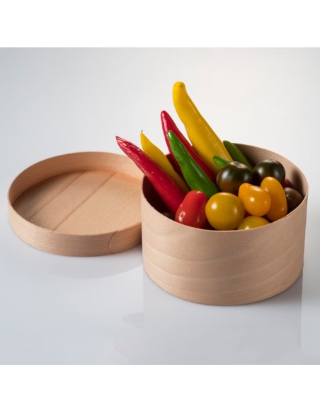 Caja madera redonda 9cm | Catering | Effimer