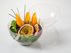 Bol transparente 500ml para ensaladas | Effimer 2