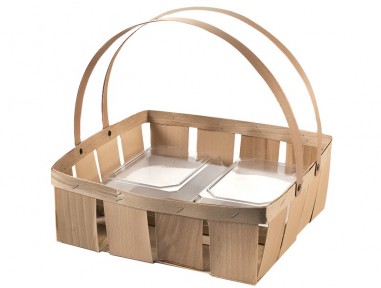 Cesta madera 31cm | Horno | Effimer