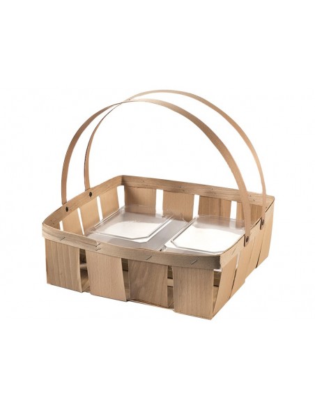 Cesta de madera para pan 31cm | Effimer