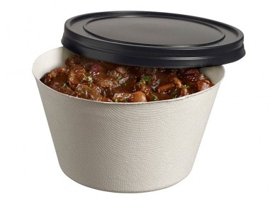 Tapa negra para vaso 420ml | Catering | Effimer