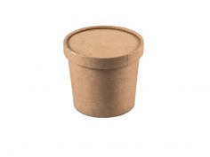 Bowl ramen kraft con tapa 16oz | Effimer