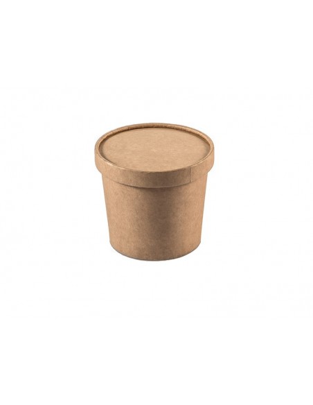 Bowl ramen kraft con tapa 16oz | Effimer