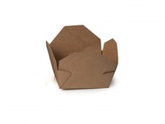 Bowl poke kraft 45oz con cierre | Effimer