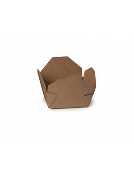 Bowl poke kraft 45oz con cierre | Effimer
