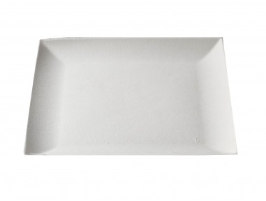 Plato cuadrado bio caña de azucar 18cm | Catering | Effimer
