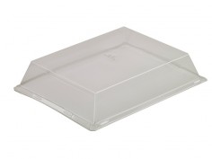 Tapa transparente bandeja pizarra 32cm | Catering | Effimer