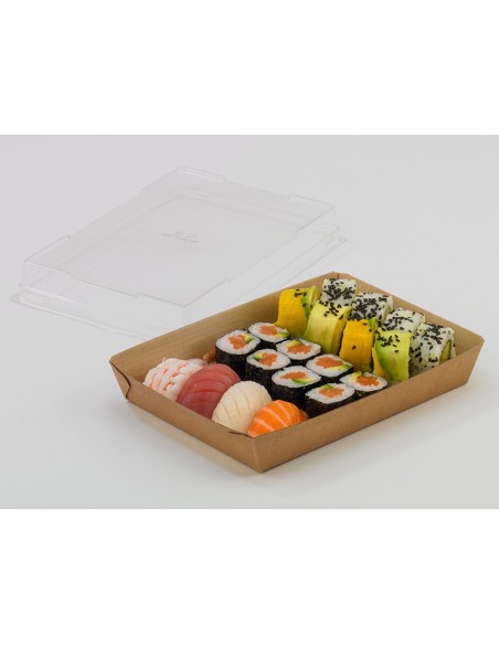 Tapa bandeja transparente 22cm | Catering | Effimer