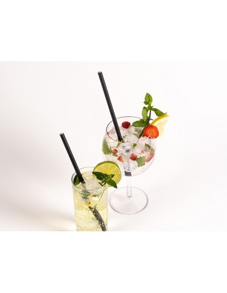 Pajita papel negro | Cafe | Effimer