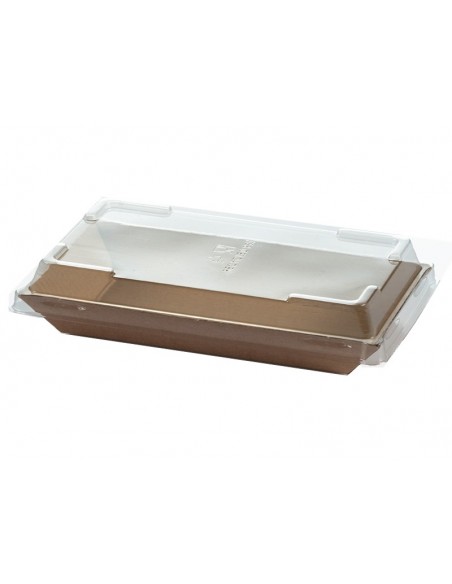 Bandeja sushi transparente 21cm | Sushi & Asian | Effimer