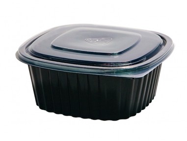 Tapa negra para bandeja catering | Catering | Effimer