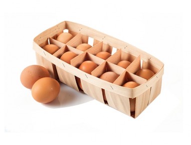 Huevera de madera para 10 huevos | Effimer