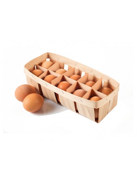 Huevera de madera para 10 huevos | Effimer