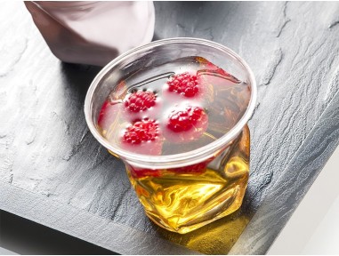 Vasito de postre rizado transparente 80ml | Effimer