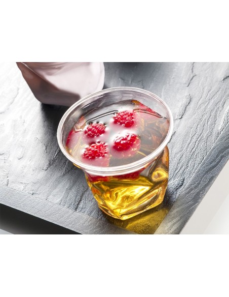 Vasito de postre rizado transparente 80ml | Effimer
