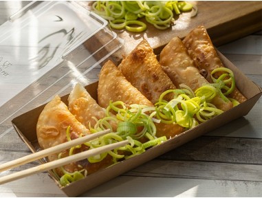 Bandeja sushi transparente 21cm | Sushi & Asian | Effimer