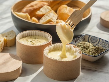Molde de madera postre 9cm con tapa | Effimer