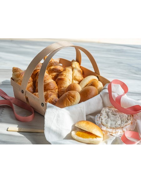 Cesta de madera para pan 21cm | Effimer